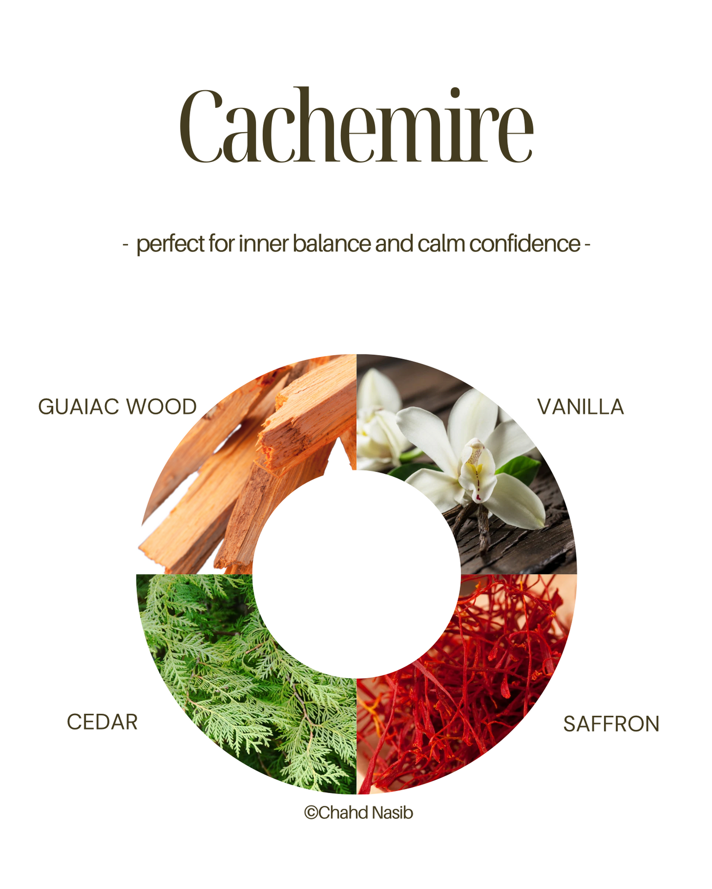 CACHEMIRE candle ingredients natural essential oils 65 hour burn time